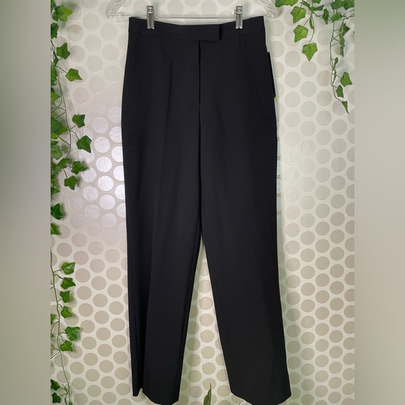 NWT Briggs New York Women's Petite Dress Pant Classic Black, No Pockets. Size 4P - Picture 1 of 17